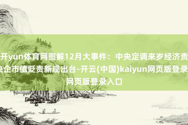 开yun体育网图解12月大事件：中央定调来岁经济责任 央企市值贬责新规出台-开云(中国)kaiyun网页版登录入口