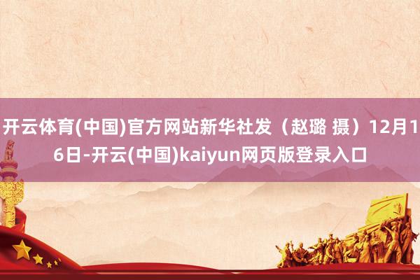 开云体育(中国)官方网站新华社发（赵璐 摄）12月16日-开云(中国)kaiyun网页版登录入口